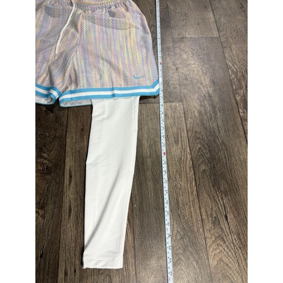 NIKE LEBRON DNA 6" DRI-FIT 3-IN-1 SHORTS PANTS WHITE/BLUE FZ1058-121 Men’s Small - Picture 4 of 13